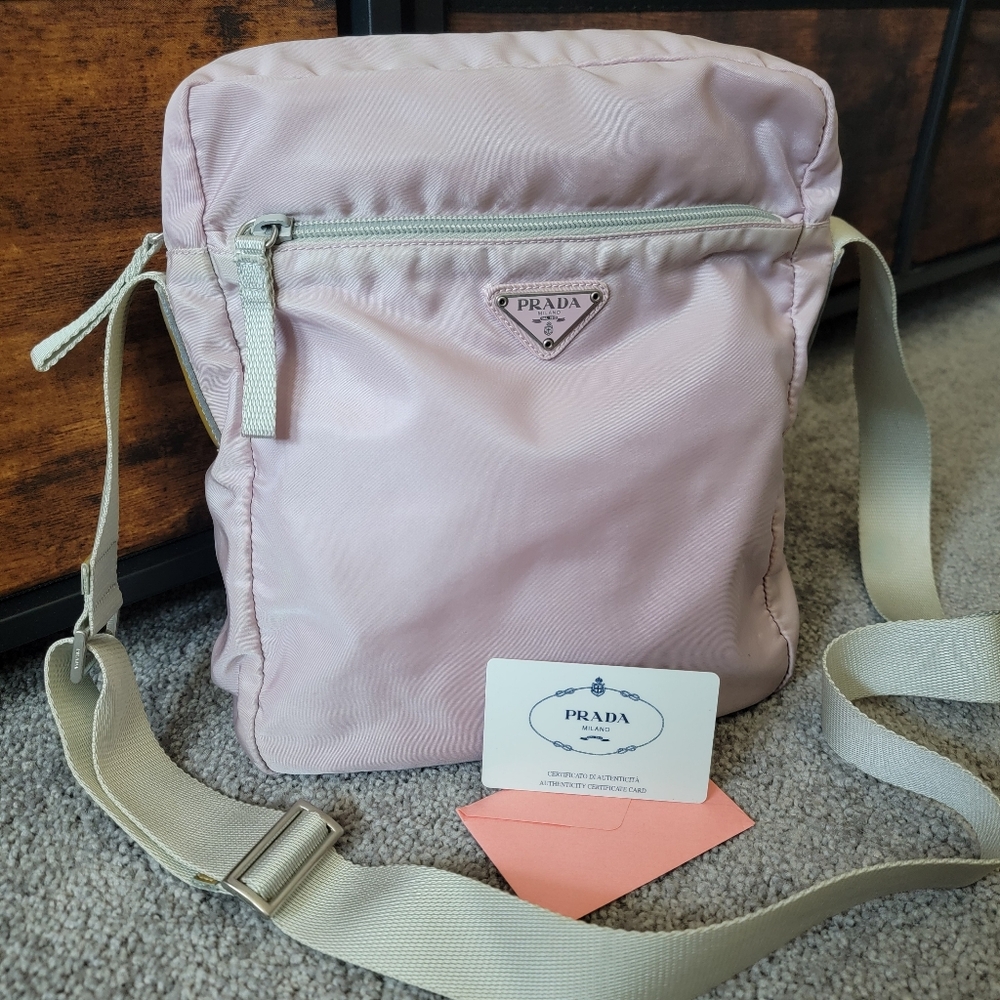 Limited-time Deal⏰️ Authentic Pink Prada crossbody Bag with Authencity Card